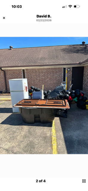 Before — Appliance and furniture removal Houston